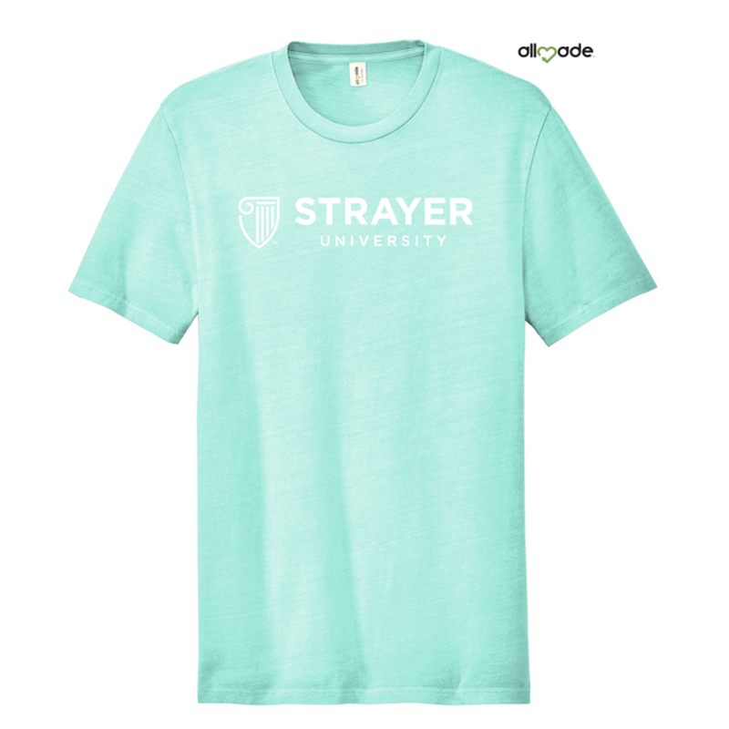 STRAYER Allmade® Unisex Mineral Dye Organic Cotton Tee - Saltwater Blue