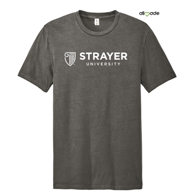 STRAYER Allmade® Unisex Mineral Dye Organic Cotton Tee - Driftwood Grey