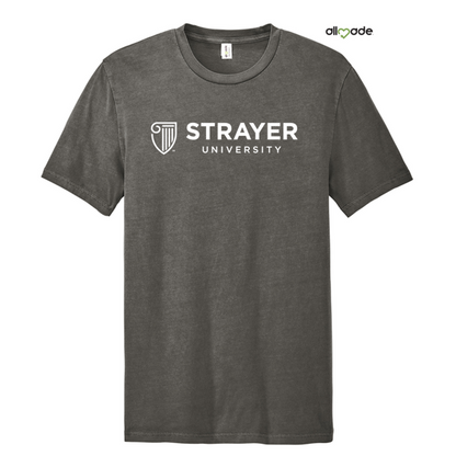 NEW STRAYER Allmade® Unisex Mineral Dye Organic Cotton Tee - Driftwood Grey