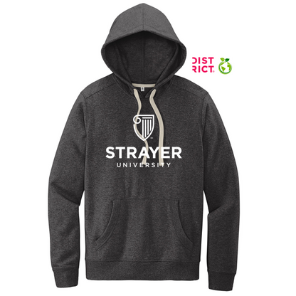 NEW STRAYER District® Re-Fleece™ Hoodie - Charcoal Heather