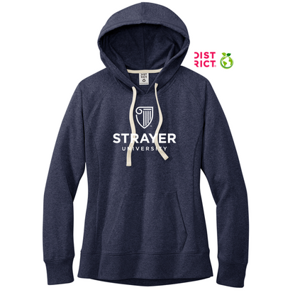 NEW STRAYER District® Women’s Re-Fleece™ Hoodie - Heathered Navy