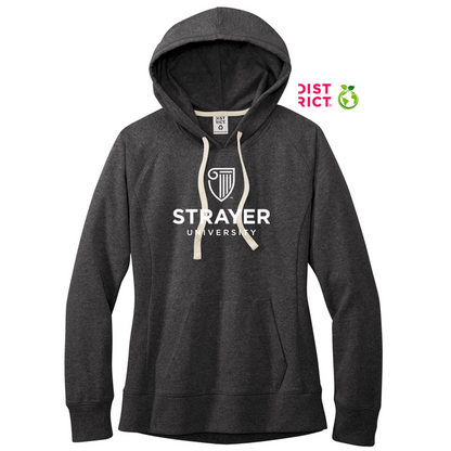 NEW STRAYER District® Women’s Re-Fleece™ Hoodie - Charcoal Heather