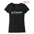 STRAYER District ® Women’s Re-Tee ® V-Neck - Black
