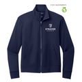 STRAYER Port Authority® Ladies C-FREE® Double Knit Full-Zip - True Navy