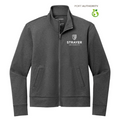 STRAYER Port Authority® Ladies C-FREE® Double Knit Full-Zip - Grey Steel Heather