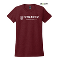 STRAYER Allmade® Women’s Tri-Blend Tee - Vino Red