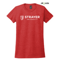 STRAYER Allmade® Women’s Tri-Blend Tee - Rise Up Red