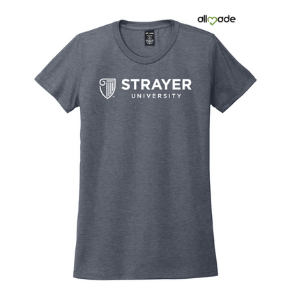 NEW STRAYER Allmade® Women’s Tri-Blend Tee - Rebel Blue