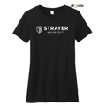 STRAYER Allmade® Women’s Tri-Blend Tee - Deep Black