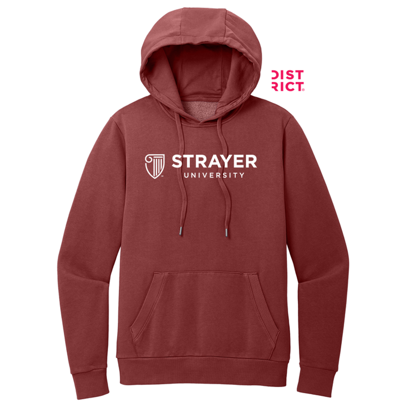 STRAYER District Wash™ Fleece Hoodie - Garnet