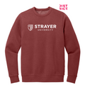 STRAYER District Wash™ Fleece Crew - Garnet