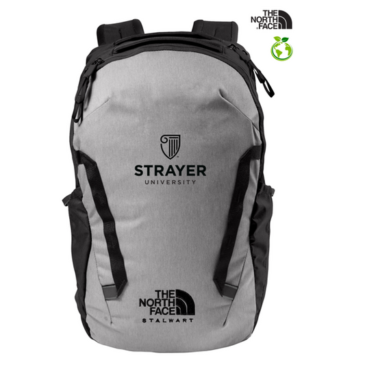 NEW STRAYER The North Face® Stalwart Backpack - Mid Grey Dark Heather/ TNF Black