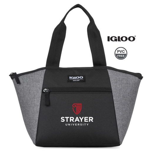NEW STRAYER Igloo® Mini Essential Lunch Cooler Grey/Black