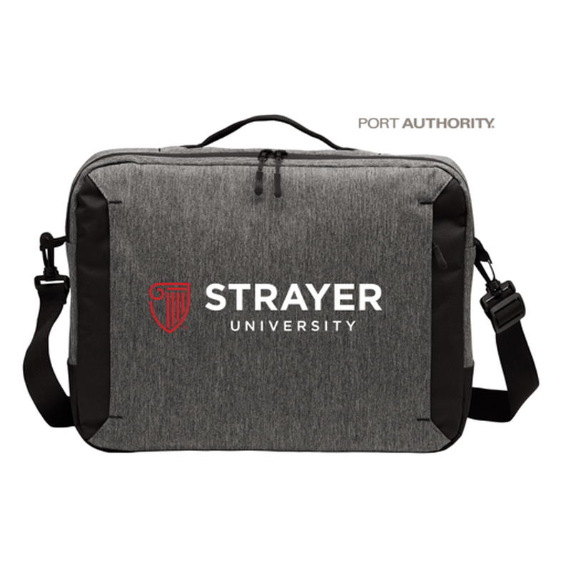 NEW STRAYER Port Authority - Vector Briefcase Grey Heather