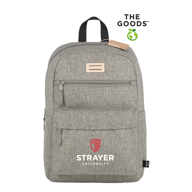 STRAYER The Goods Recycled 15" Laptop Backpack - GREY