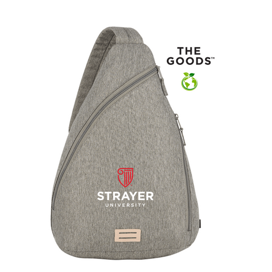 NEW STRAYER The Goods Recycled Sling - GREY