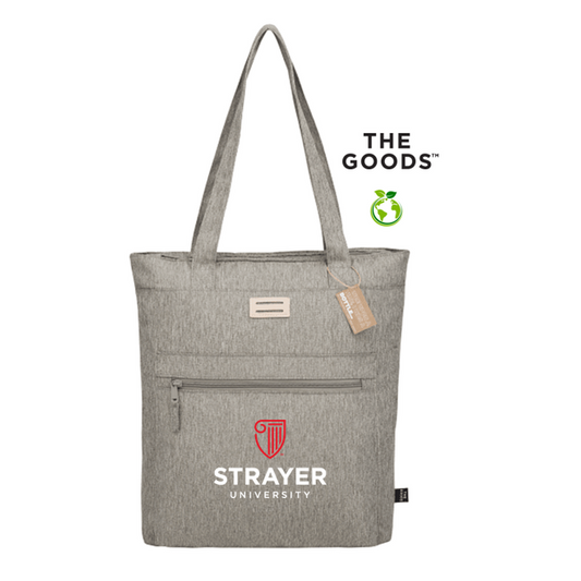 NEW STRAYER The Goods Recycled Work Anywhere Tote - GREY
