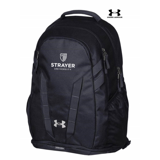 STRAYER Under Armour Hustle 5.0 Backpack - Black