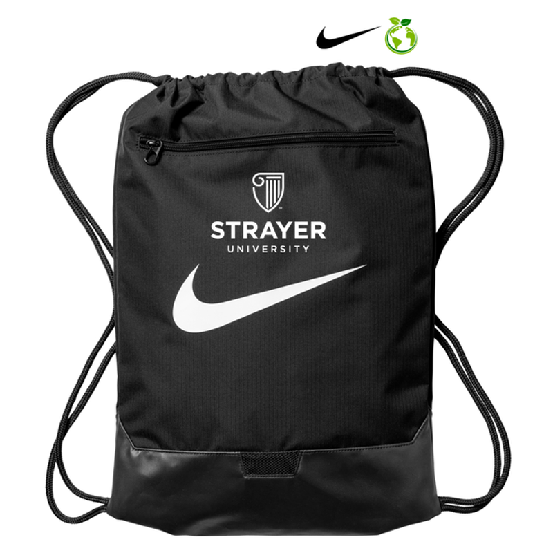 STRAYER Nike Brasilia Drawstring Pack - BLACK