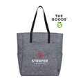 STRAYER The Goods Recycled Felt Meeting Tote - GREY
