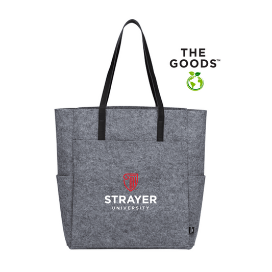 NEW STRAYER The Goods Recycled Felt Meeting Tote - GREY