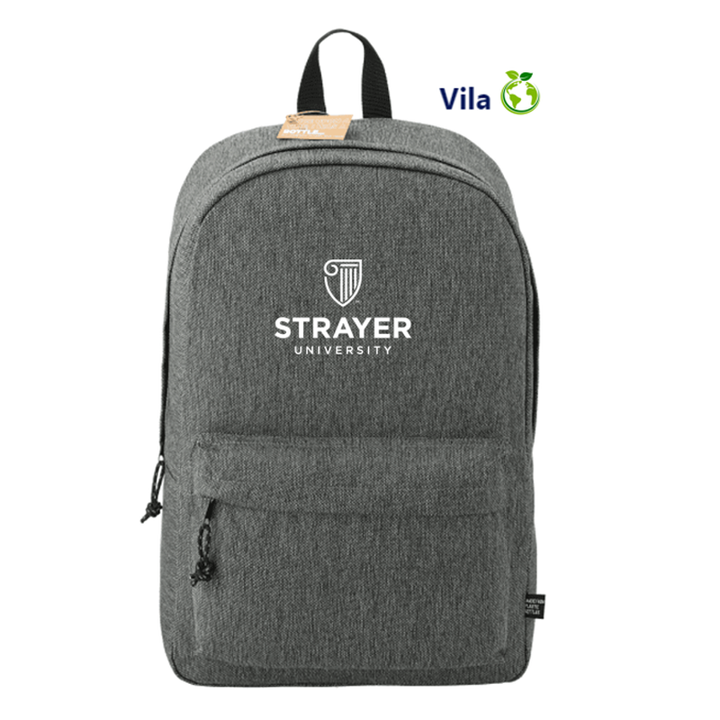STRAYER Vila Recycled 15" Computer Backpack - GRAPHITE