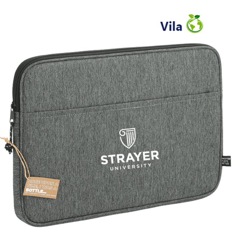 NEW STRAYER Vila Recycled 15" Computer Sleeve - GRAPHITE