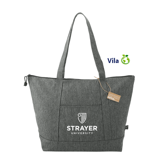 NEW STRAYER Vila Recycled Boat Tote - GRAPHITE