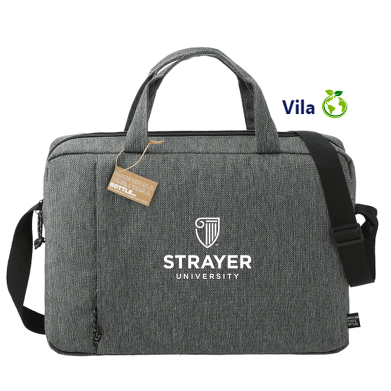 NEW STRAYER Vila Recycled 15" Computer Business Case - GRAPHITE