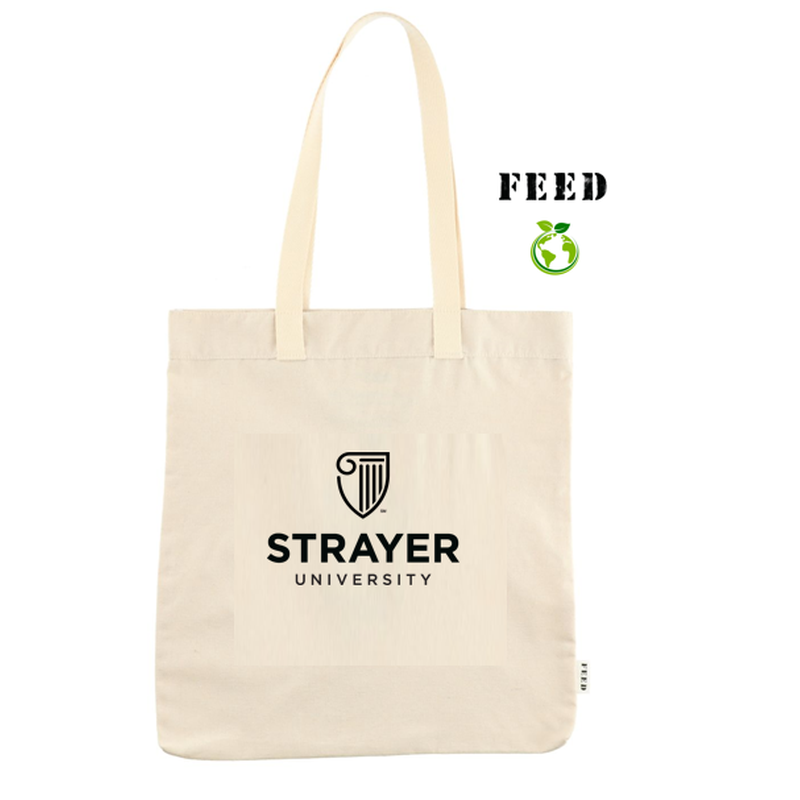 NEW STRAYER FEED Organic Cotton Convention Tote - NATURAL
