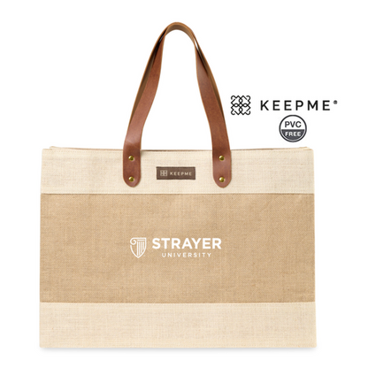 NEW STRAYER KEEPME® Jute Market Tote - NATURAL