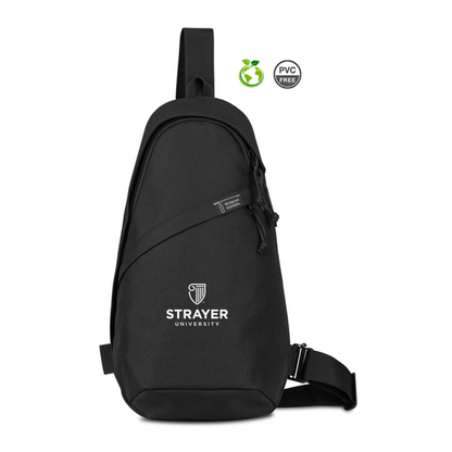 NEW STRAYER Renew rPET Sling Bag - BLACK