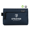 STRAYER Renew rPET Zippered Pouch - Navy
