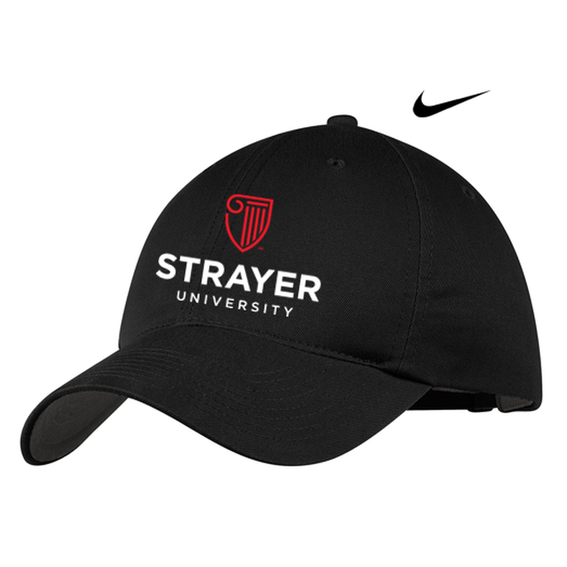 NEW STRAYER Nike Golf - Unstructured Twill Cap - Black – Strayer Gift Store