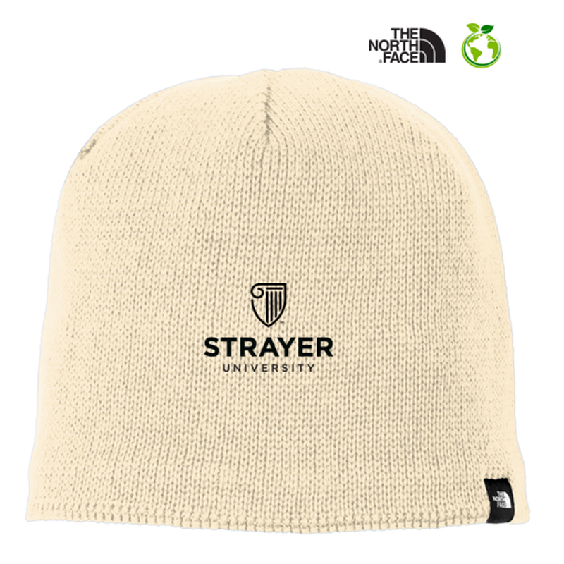 NEW STRAYER The North Face® Mountain Beanie - Vintage White