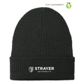 STRAYER Port Authority® C-FREE® Recycled Beanie - Deep Black