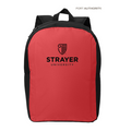 STRAYER Port Authority® Modern Backpack - Rich Red/ Black