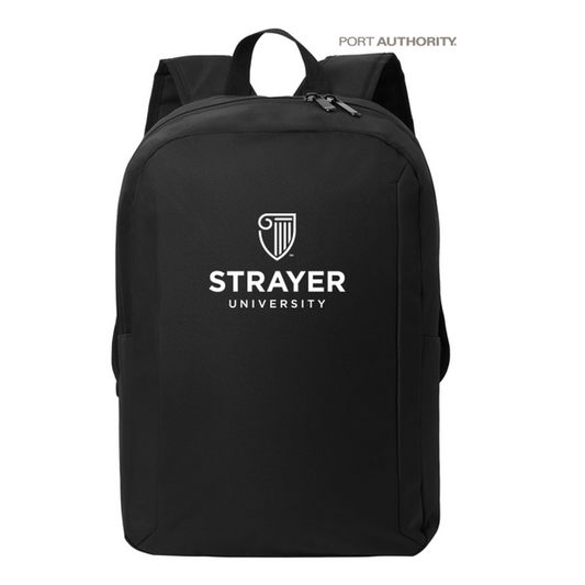 NEW STRAYER Port Authority® Modern Backpack - Black