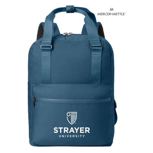 NEW STRAYER Mercer+Mettle™ Claremont Handled Backpack - Regatta Blue