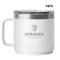 STRAYER YETI RAMBLER 14 OZ MUG WITH MAGSLIDER LID - WHITE