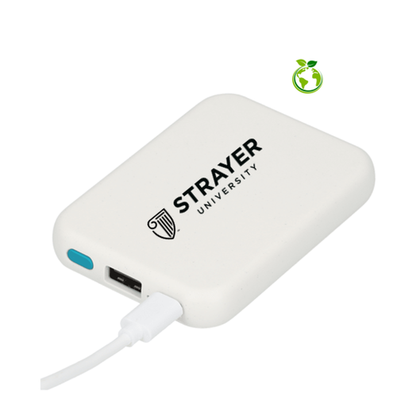 STRAYER Recycled ABS 3000 mAh Wireless Power Bank