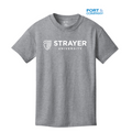 STRAYER Port & Company® Youth Core Cotton Tee - Athletic Heather