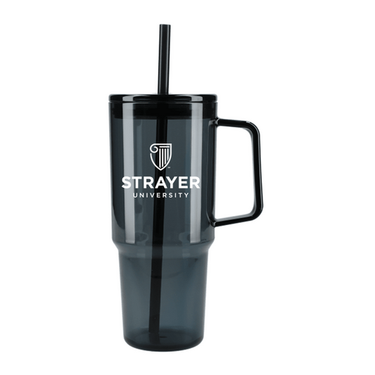 NEW STRAYER Lucien Recycled Acrylic Travel Mug 40oz - BLACK