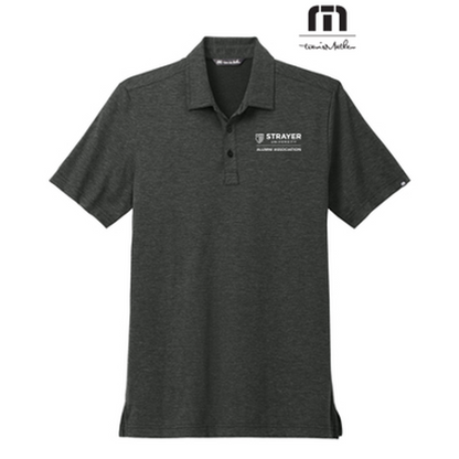 NEW STRAYER ALUMNI - TravisMathew Sunnyvale Polo - Black Heather