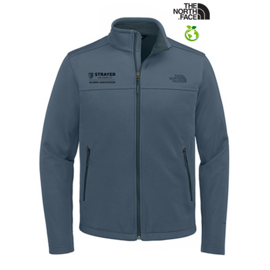 NEW STRAYER ALUMNI - The North Face® Chest Logo Ridgewall Soft Shell Jacket - Shady Blue