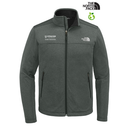 NEW STRAYER ALUMNI - The North Face® Chest Logo Ridgewall Soft Shell Jacket - TNF Dark Grey Heather