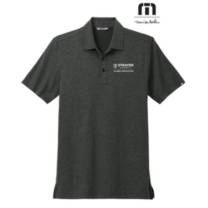 NEW STRAYER ALUMNI - TravisMathew Sunnyvale Polo - Black Heather