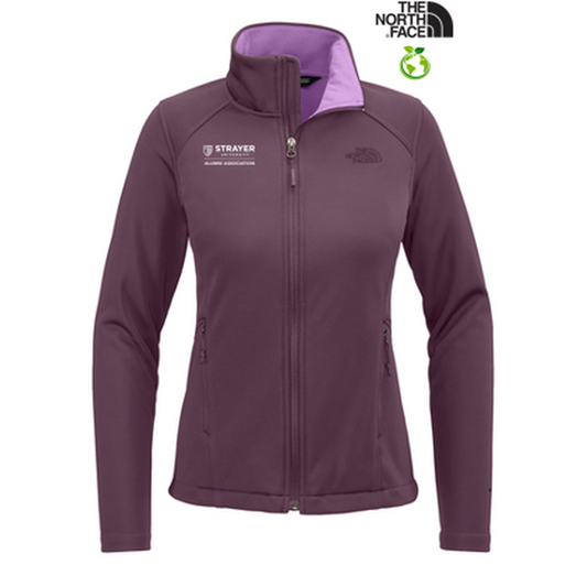 NEW STRAYER ALUMNI - The North Face® Ladies Chest Logo Ridgewall Soft Shell Jacket - TNF Blackberry Wine