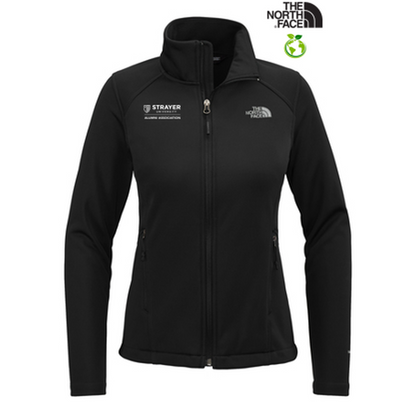 NEW STRAYER ALUMNI - The North Face® Ladies Chest Logo Ridgewall Soft Shell Jacket - TNF Black