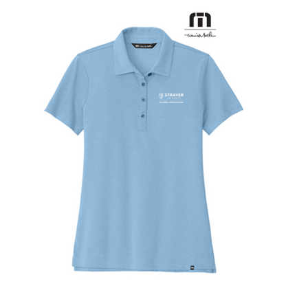 NEW STRAYER ALUMNI - TravisMathew Ladies Sunnyvale Polo - Strong Blue Heather